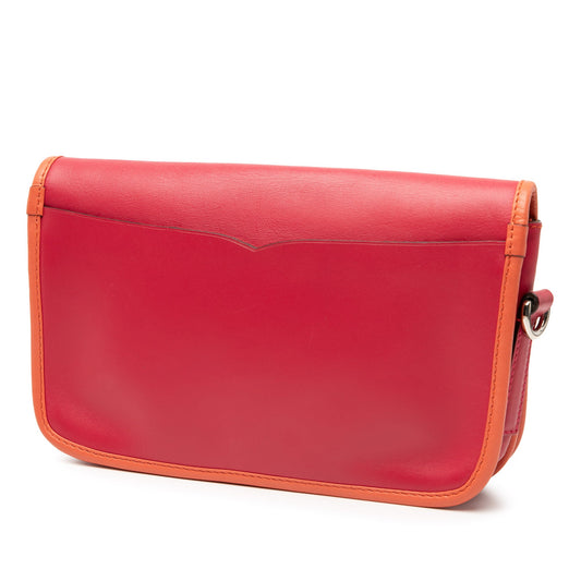 Loewe Bicolor Leather Anagram Ines Flap Crossbody
