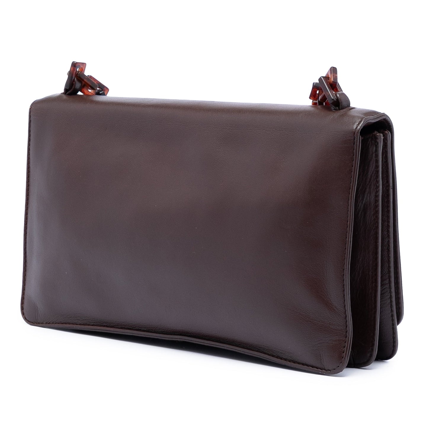 Prada Vitello City Resin Chain Crossbody