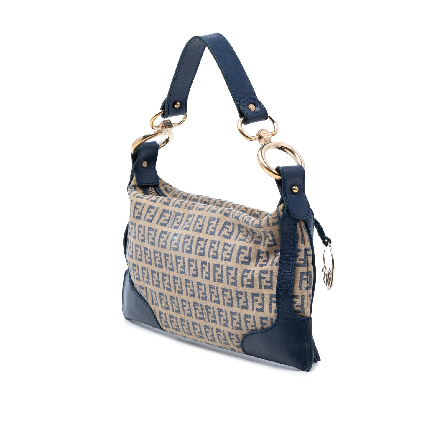 Fendi Zucchino Canvas Chef Pocket Shoulder Bag