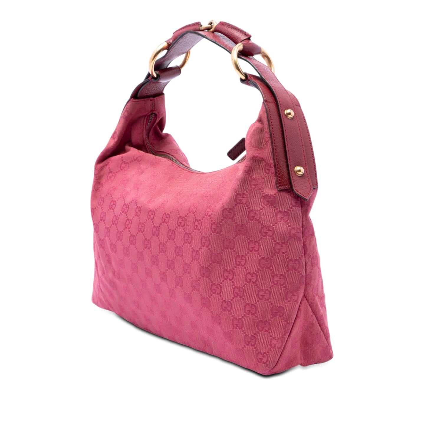 Gucci GG Canvas Horsebit Hobo