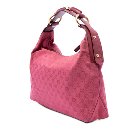 Gucci GG Canvas Horsebit Hobo