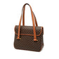 Celine Macadam Coated Canvas Handbag