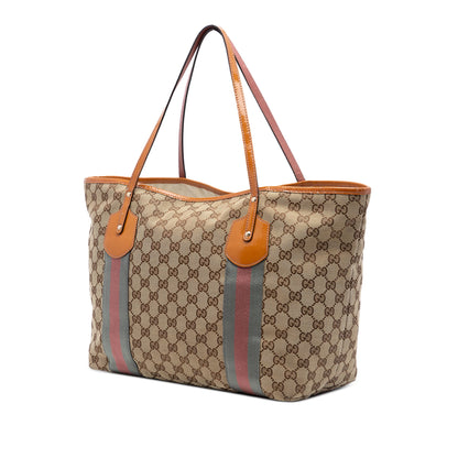 Gucci GG Canvas Web Jolie Tote