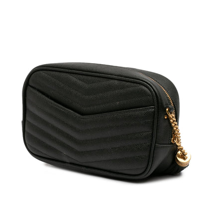 Saint Laurent Mini Grain de Poudre Monogram Lou Camera Bag