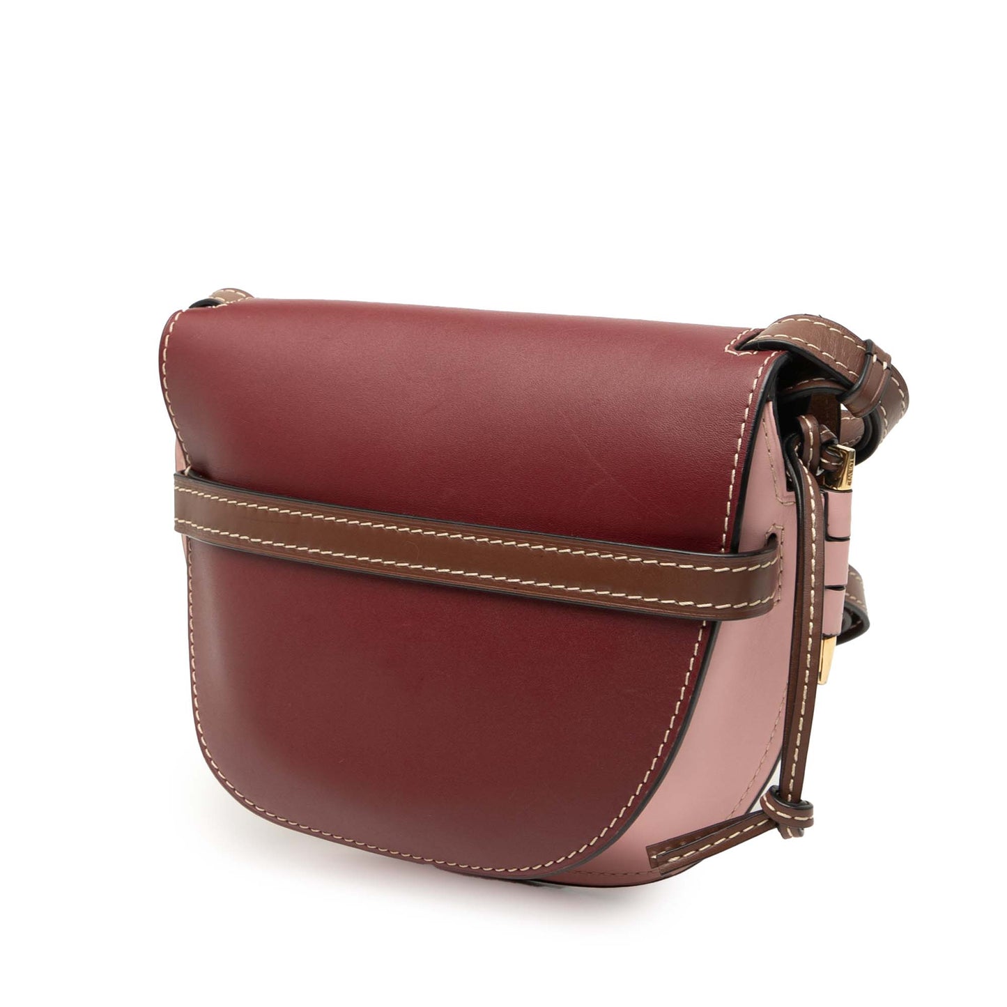 Loewe Small Tricolor Leather Gate Crossbody