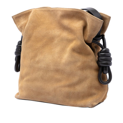 Loewe Suede Flamenco Knot Crossbody