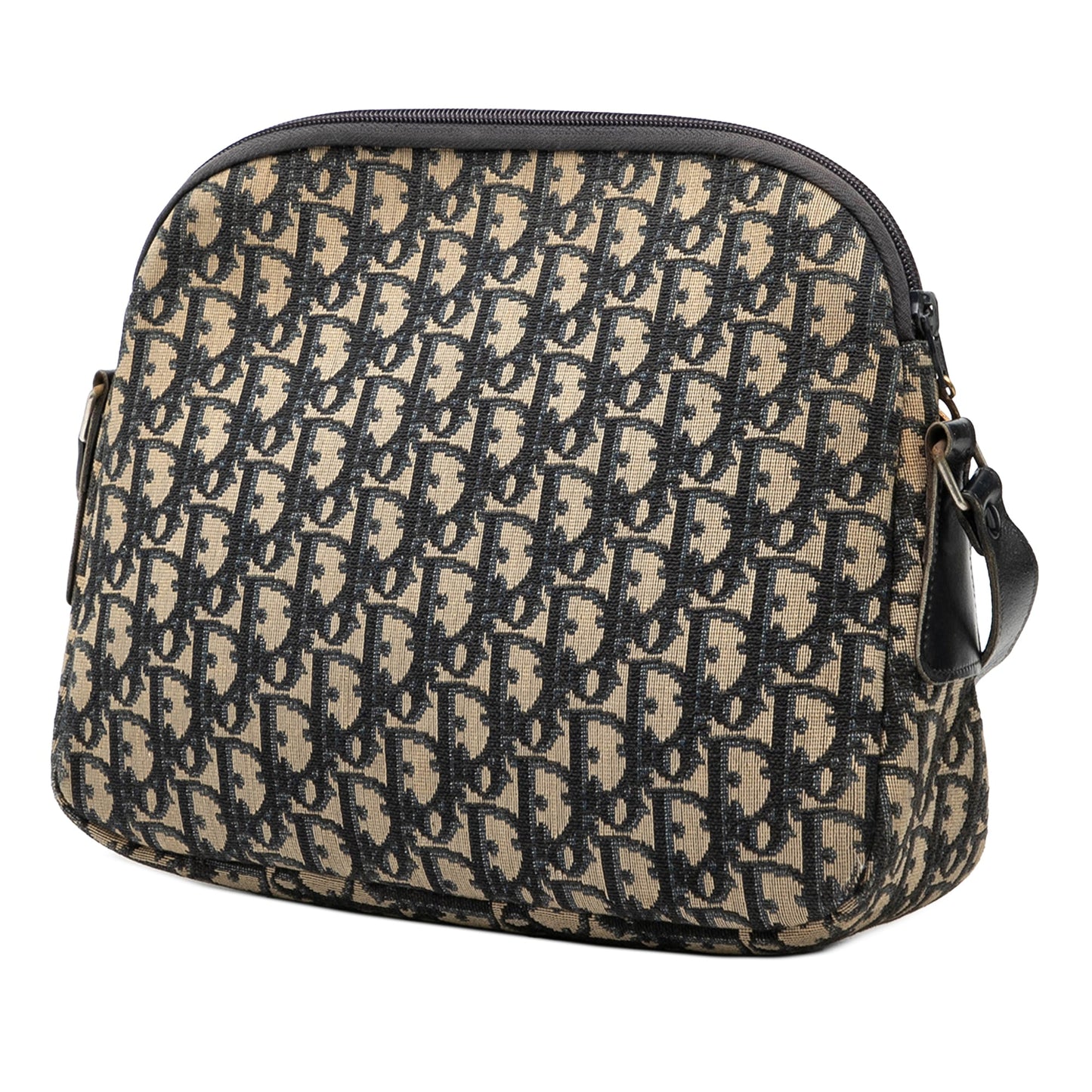 Dior Oblique Trotter Canvas Shoulder Bag