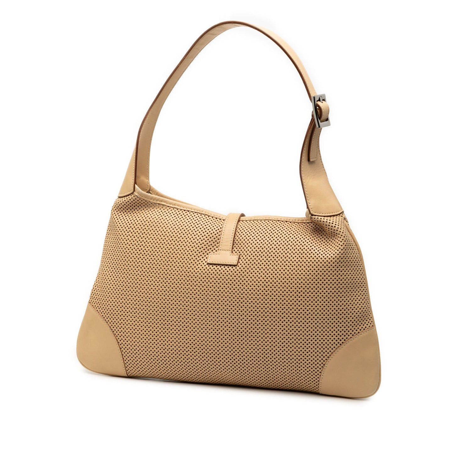 Gucci Perforated Calfskin Jackie Hobo