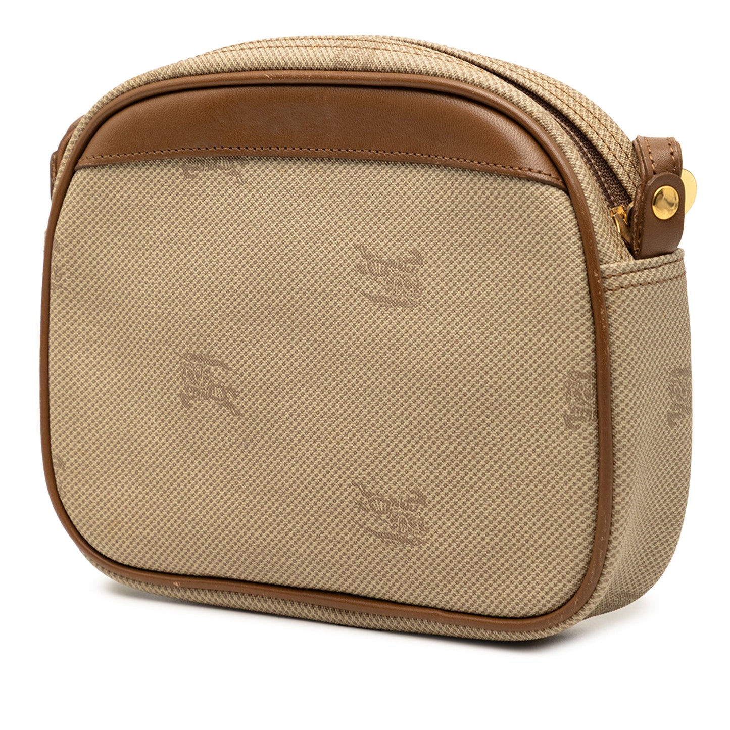 Burberry Coated Canvas Logo Crossbody