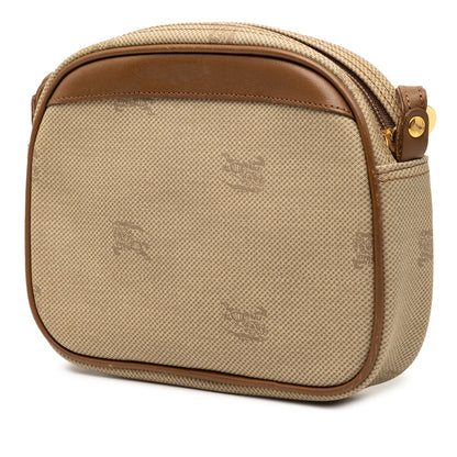 Burberry Coated Canvas Logo Crossbody