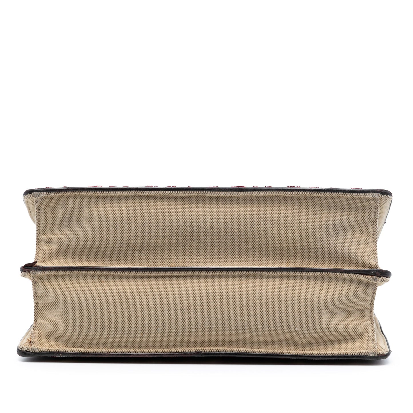 Dior Large Oblique Canvas and Velvet Diorama Flap