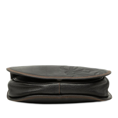 Loewe Leather Anagram Flap Crossbody