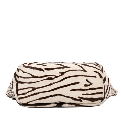 Prada Calf Hair Zebra Print Cavallino Handbag