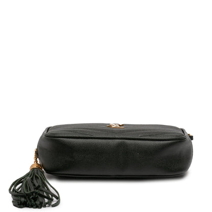 Saint Laurent Mini Grain de Poudre Monogram Lou Camera Bag
