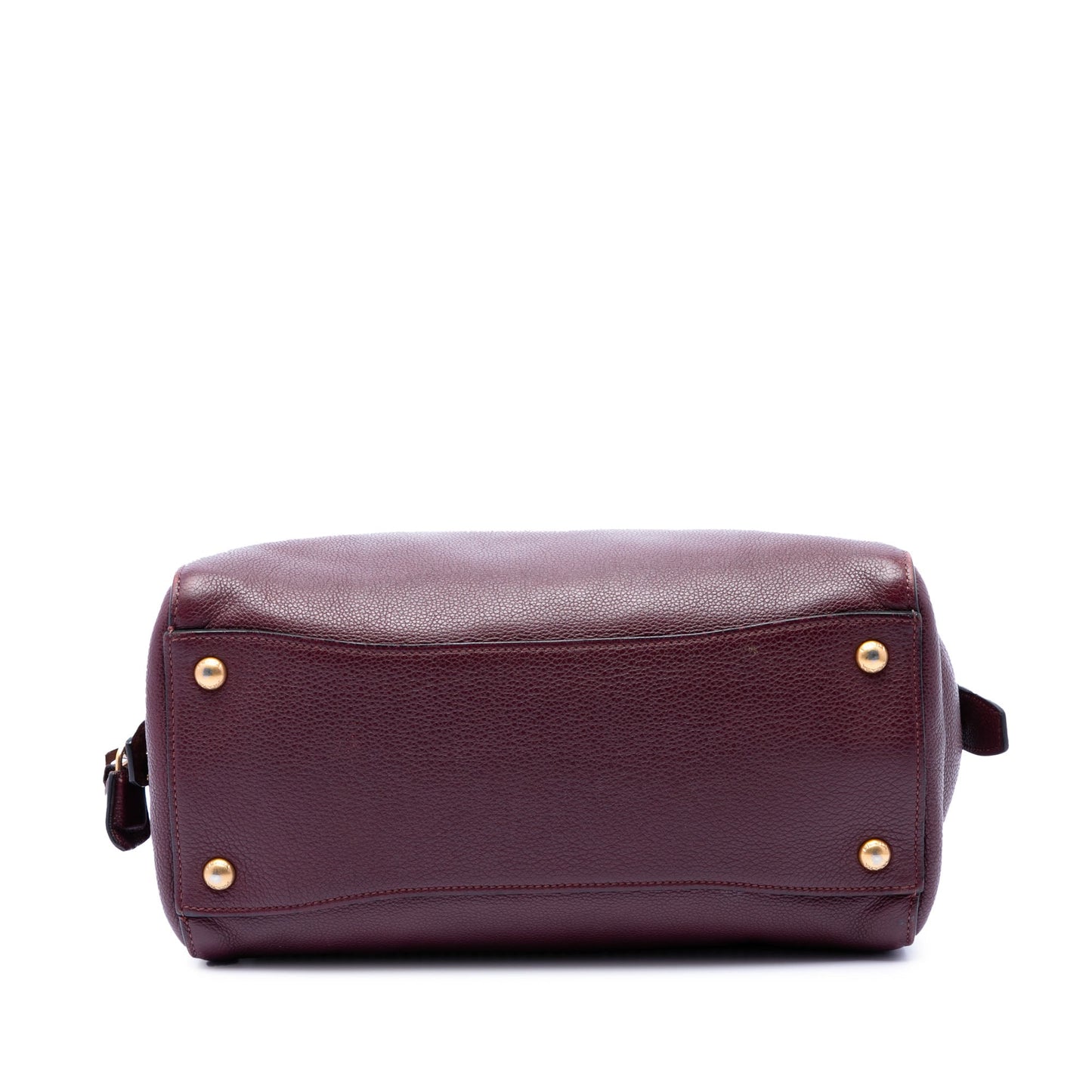 Prada Vitello Daino Zip Top Convertible Tote