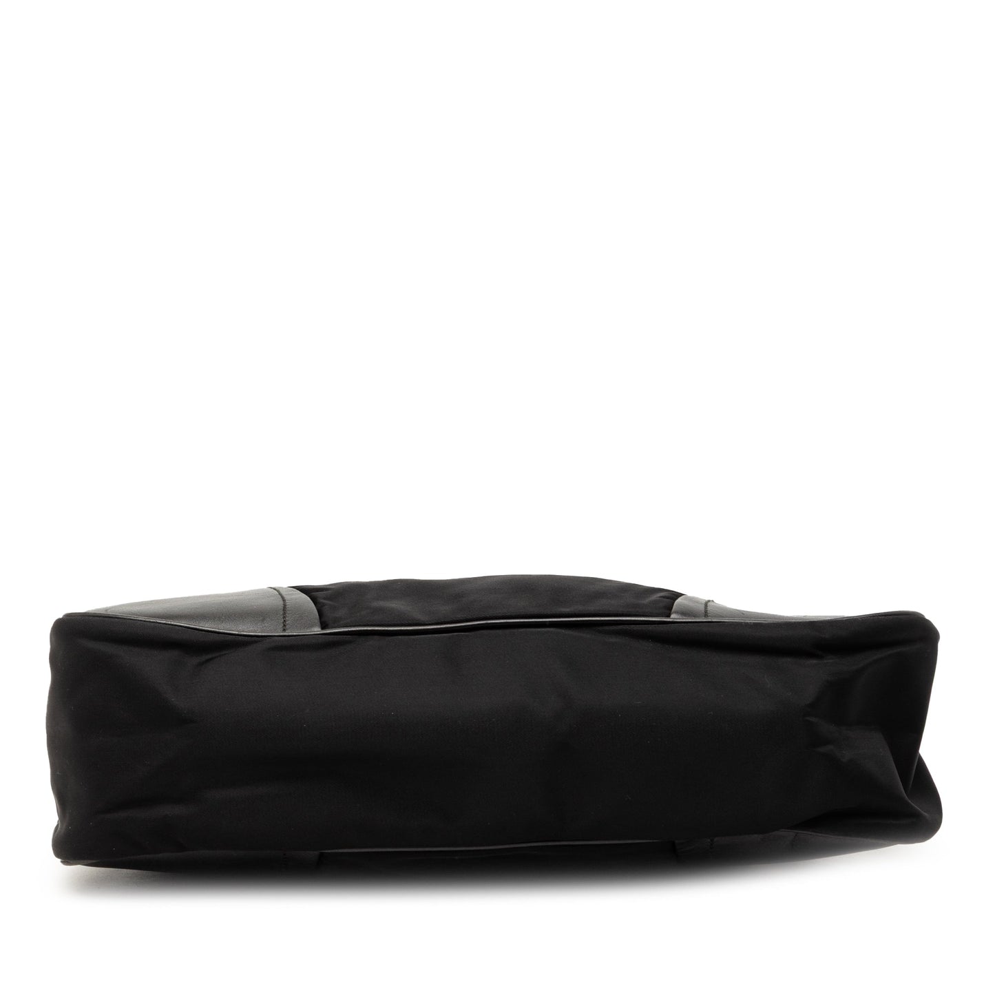 Prada Leather Trimmed Tessuto Shoulder Bag