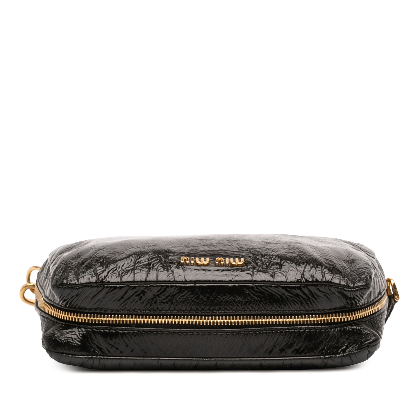 Miu Miu Patent Zip Handbag
