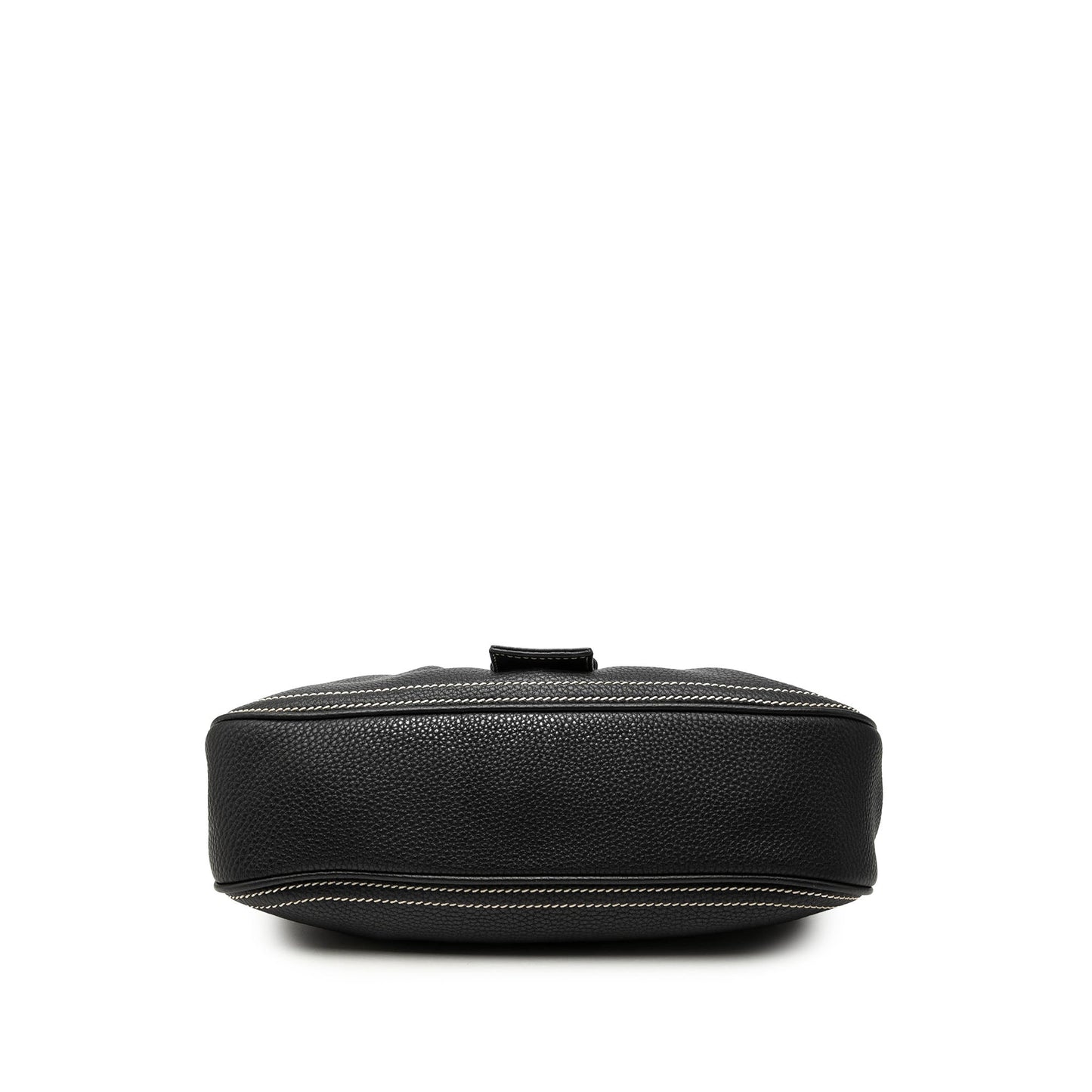 Celine Grained Leather Buckle Shoulder Bag