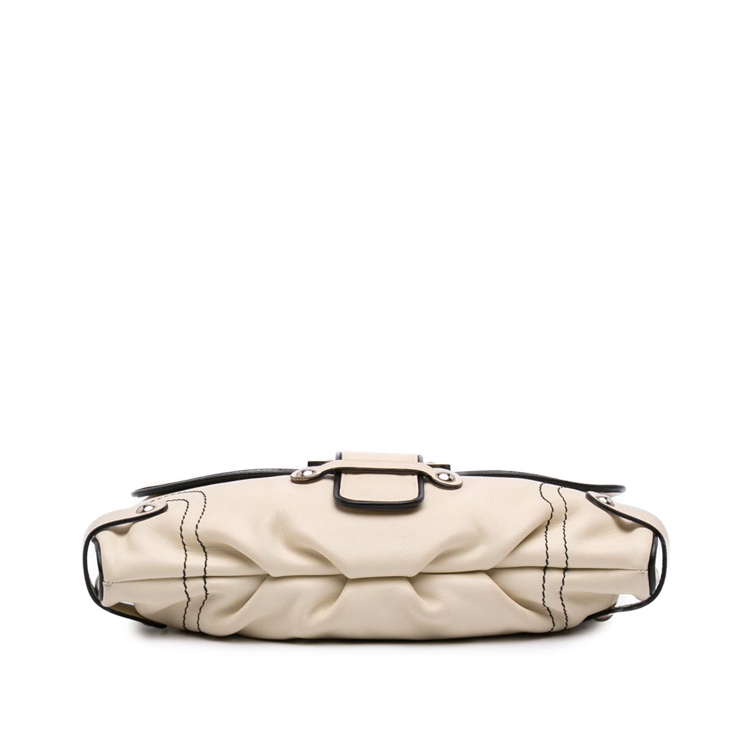 Ferragamo Leather Gancini Flap Shoulder Bag