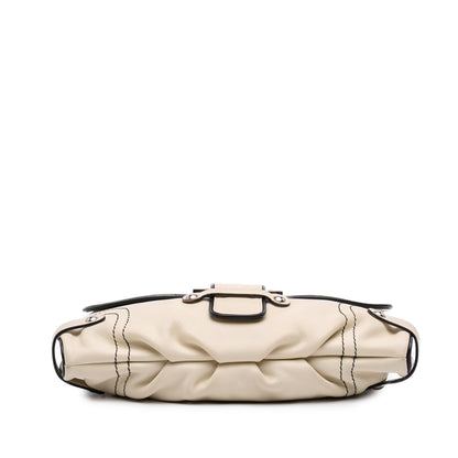 Ferragamo Leather Gancini Flap Shoulder Bag