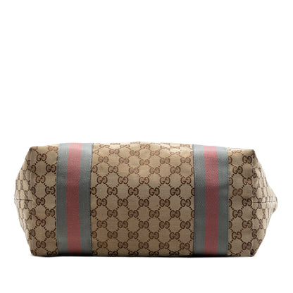 Gucci GG Canvas Web Jolie Tote