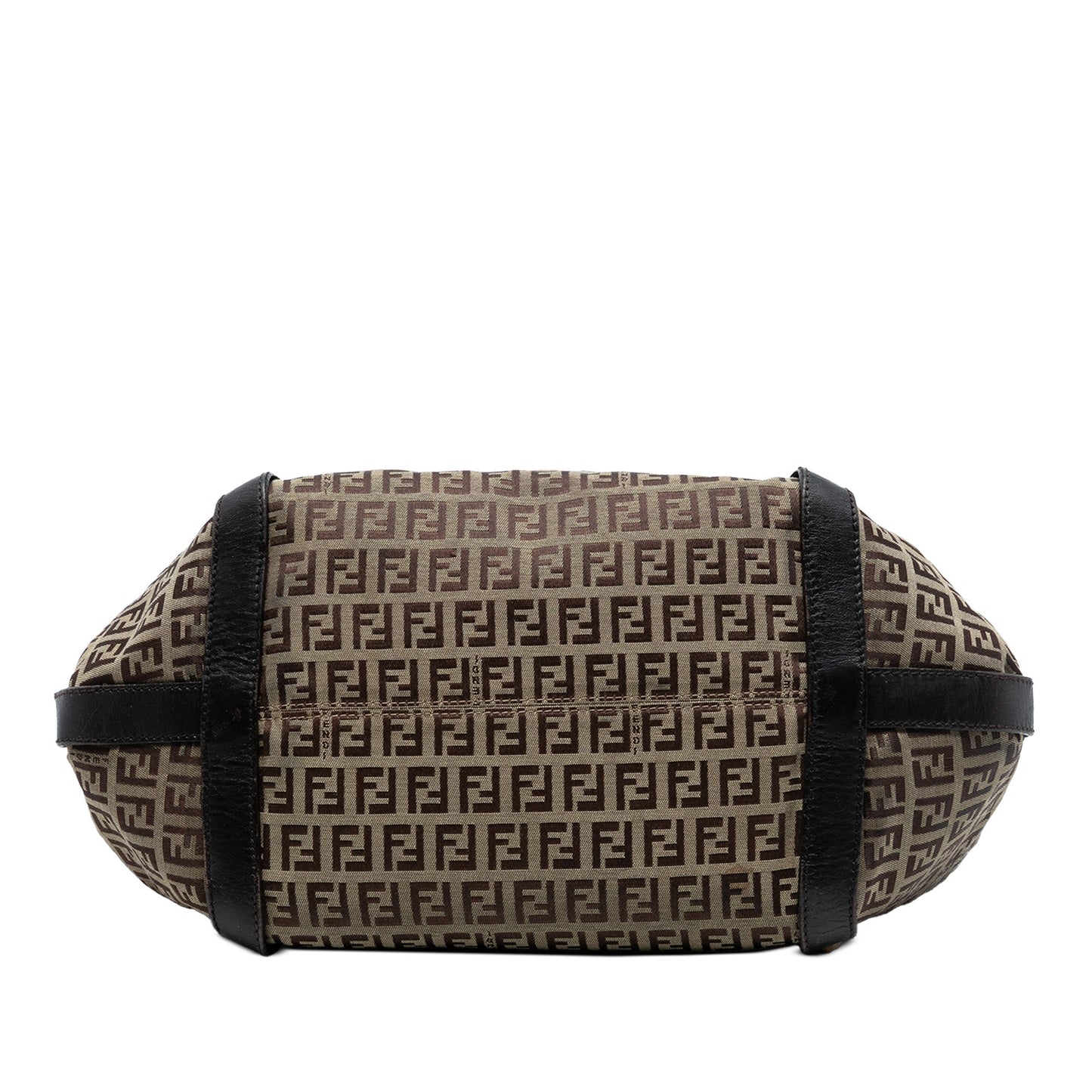 Fendi Zucchino Canvas Braided Hobo