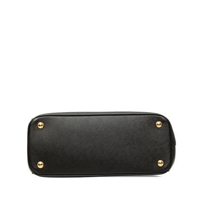 Prada Small Saffiano Lux Galleria Double Zip Satchel