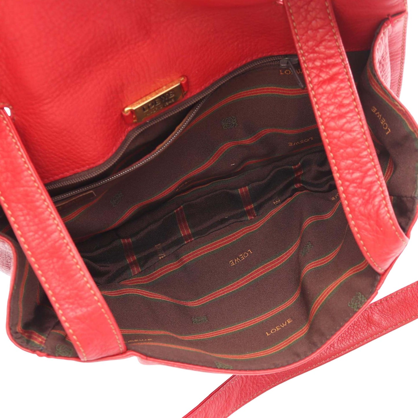 Loewe Leather Anagram Flap Crossbody