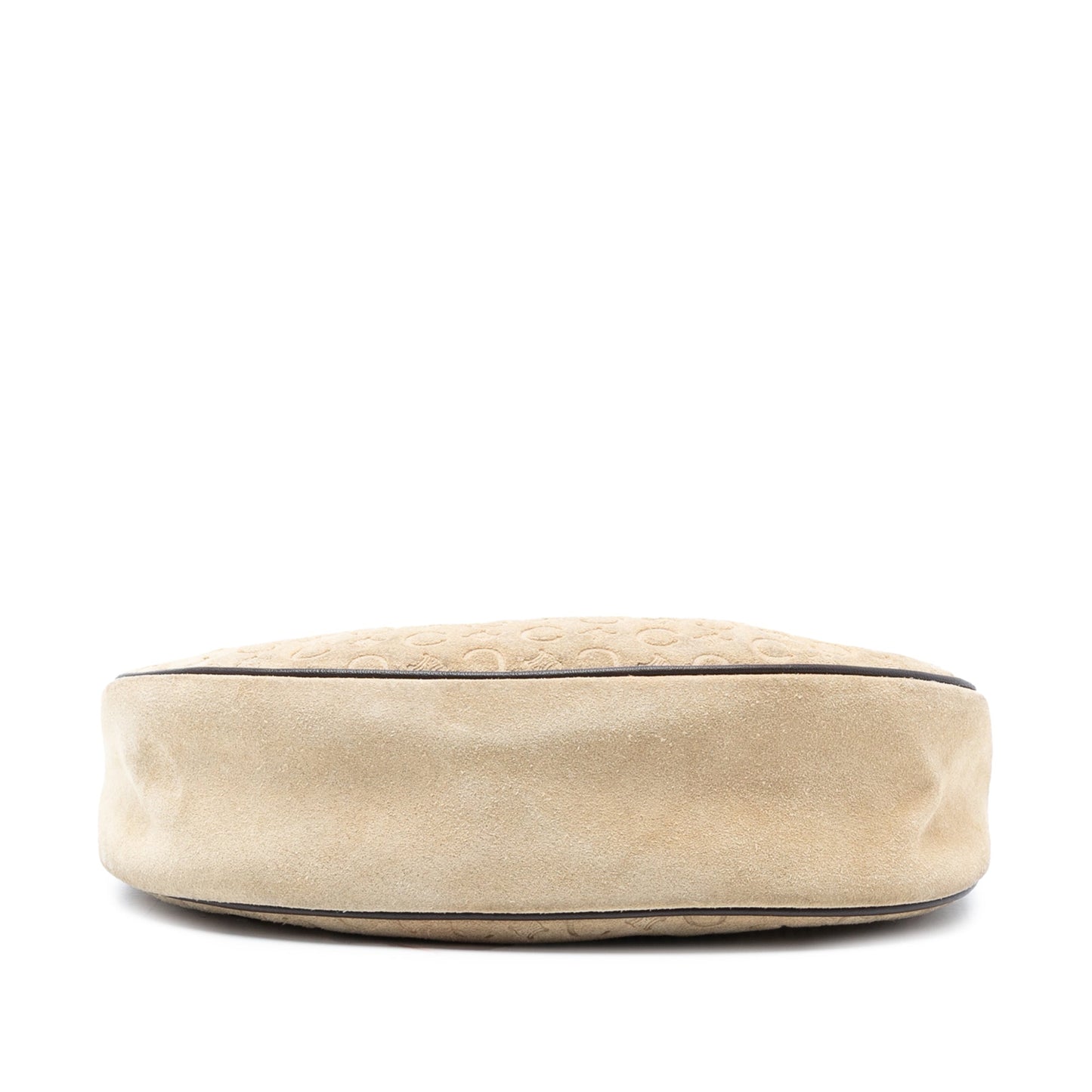 Celine C Macadam Suede Shoulder Bag