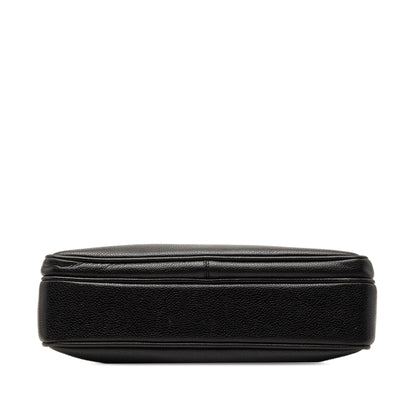 Chanel CC Caviar Front Pocket Shoulder Bag
