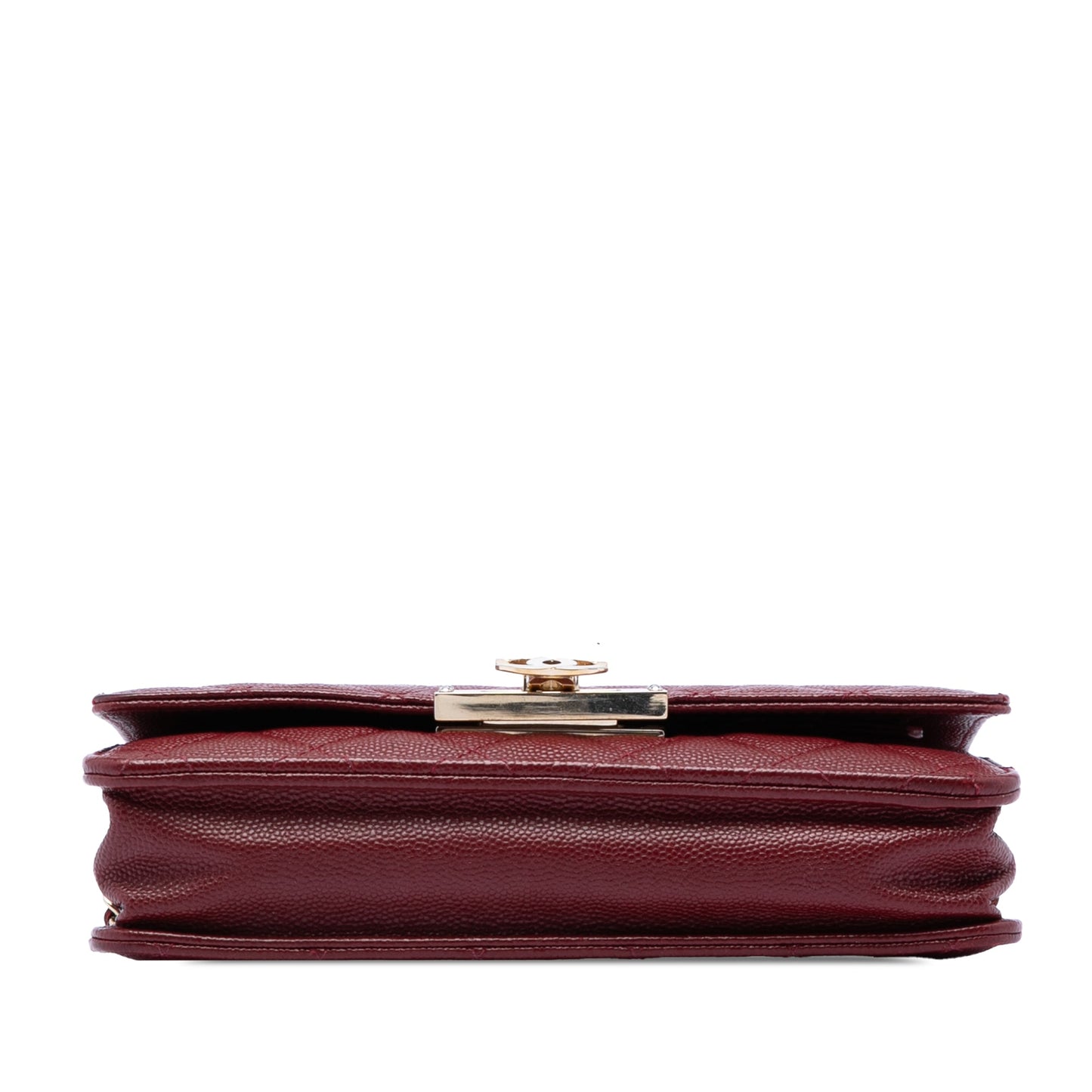 Chanel Quilted Caviar Golden Class Wallet On Chain