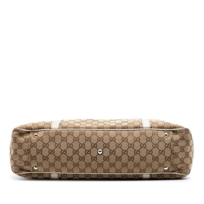 Gucci Large GG Canvas Twins Tote