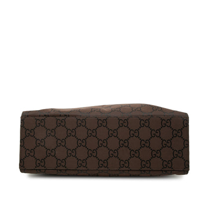 Gucci GG Nylon Bamboo Handbag