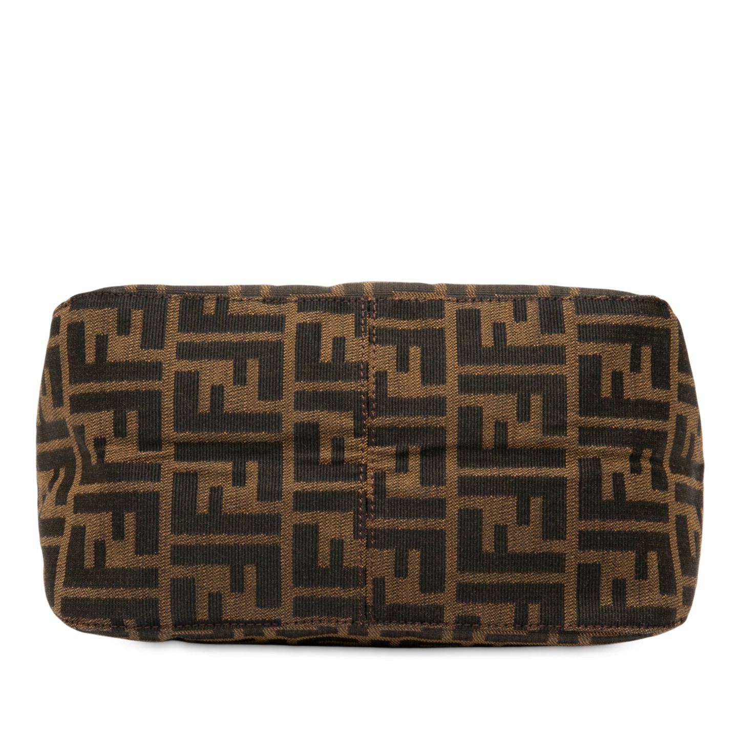 Fendi Zucca Canvas Double Flap Mamma