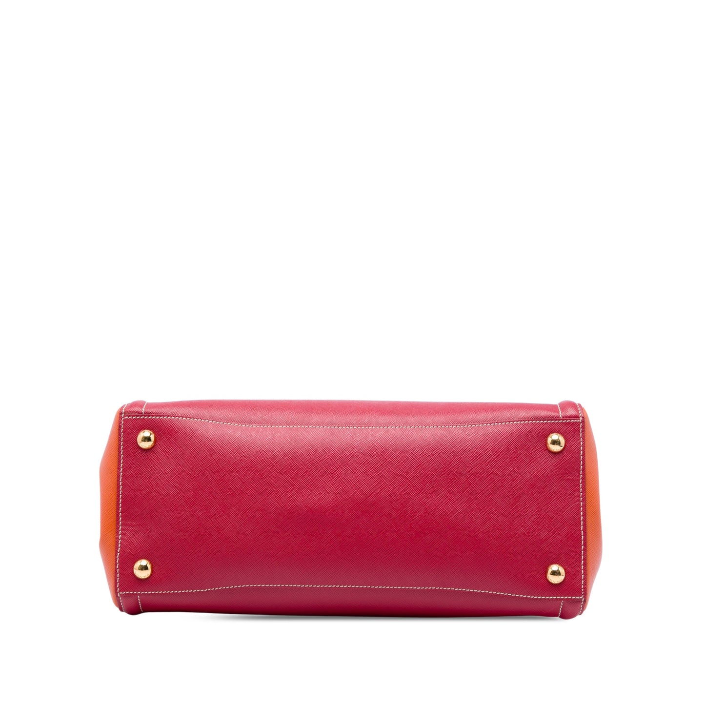 Prada Bicolor Saffiano Lux Satchel