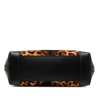 Gucci Large Pony Hair Leopard Print Tote