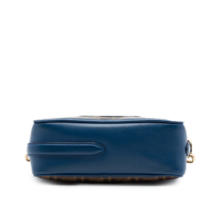 Fendi Zucca Coated Canvas FF Logo Camera Bag