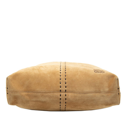 Loewe Suede Anagram Shoulder Bag