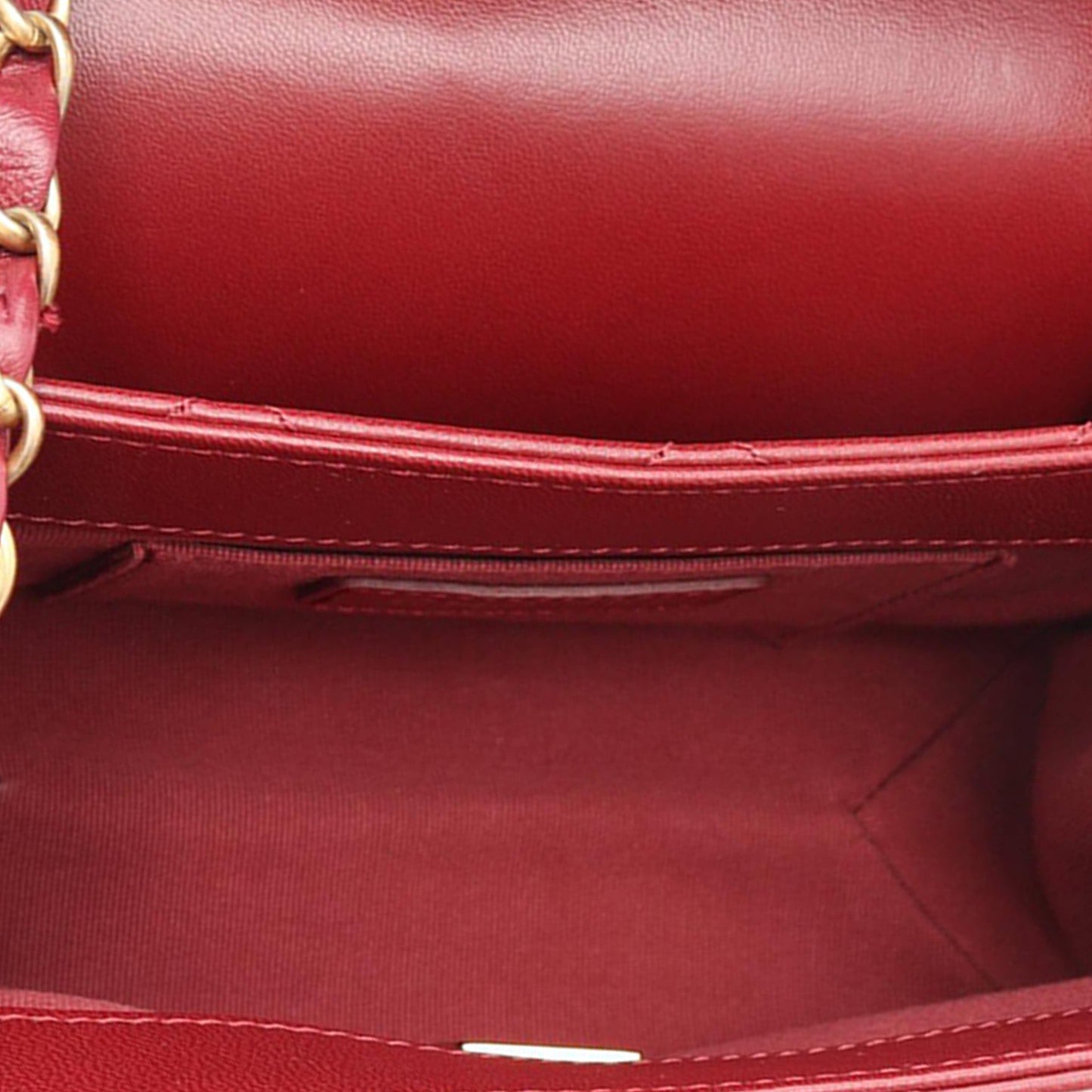 Chanel Mini Lambskin Diamond Lock Flap