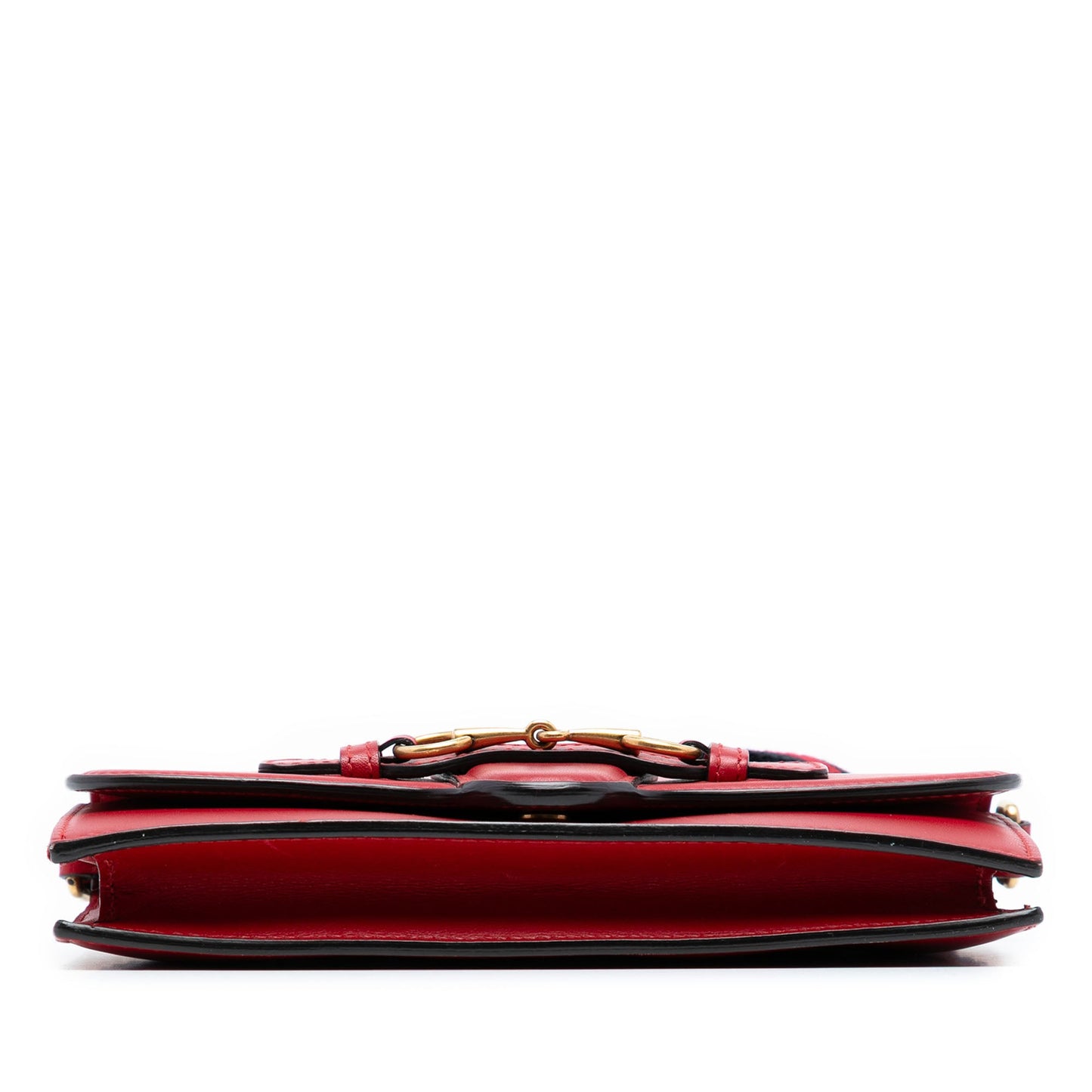 Gucci Leather Lady Web Wallet On Strap