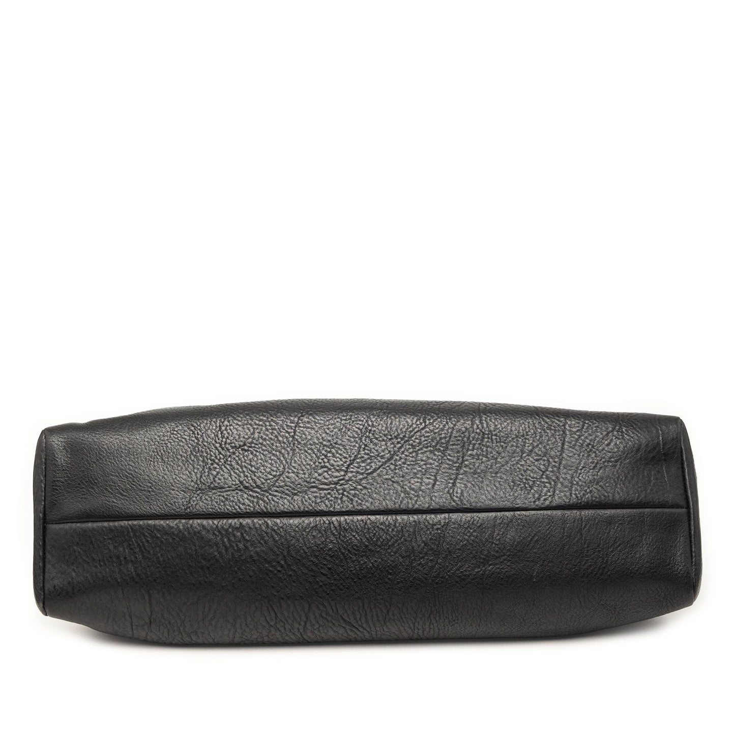 Gucci Calfskin Wood Frame Handbag