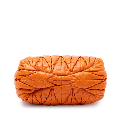 Miu Miu Matelasse Lambskin Coffer Satchel