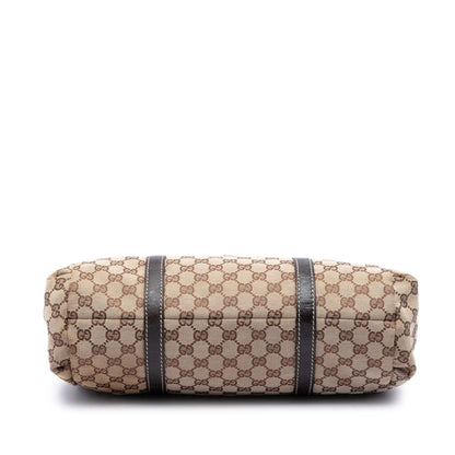 Gucci GG Canvas Web New Ladies Tote