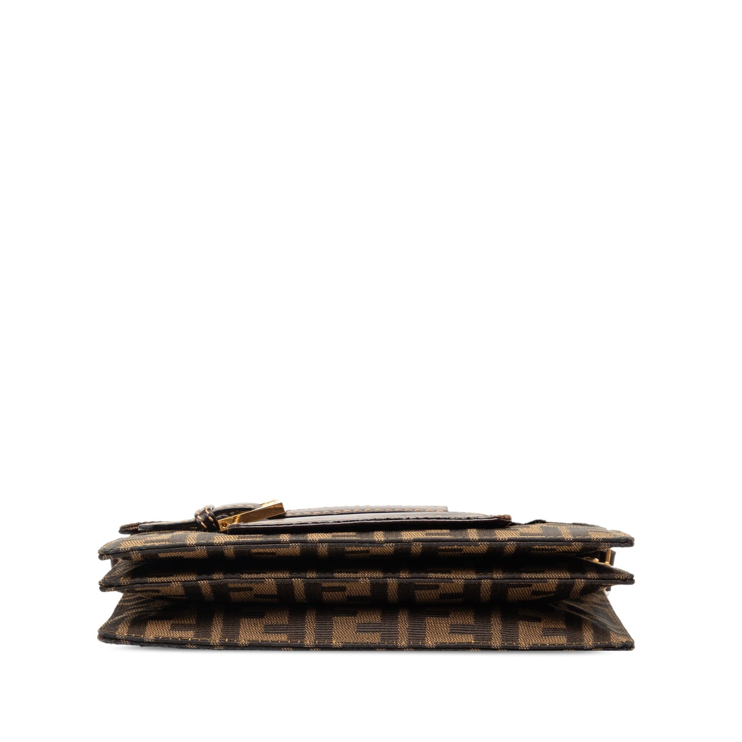 Fendi Zucca Canvas Shoulder Bag