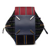 Loewe Medium Stripes Canvas and Leather Hammock Satchel