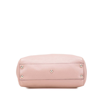 Gucci Small Calfskin Bamboo Shopper Satchel
