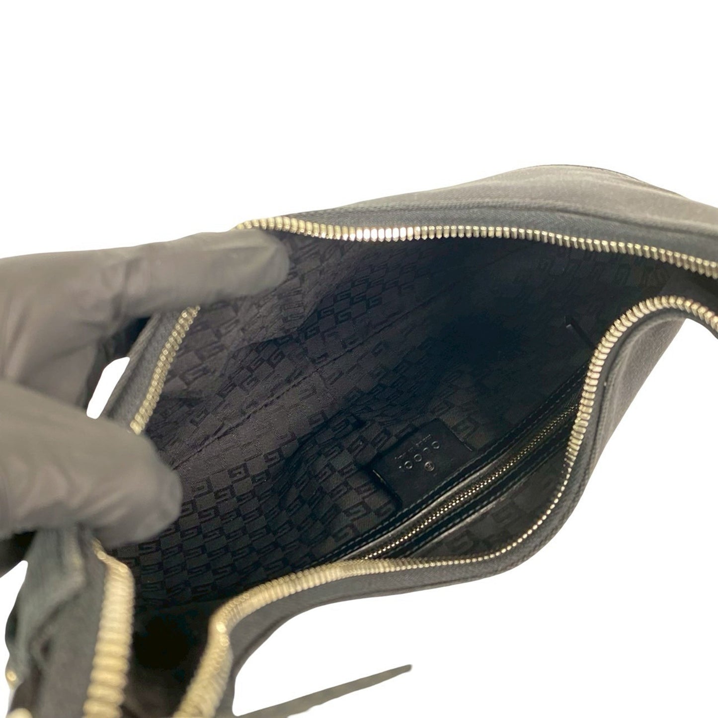 Gucci Canvas Reins Hobo