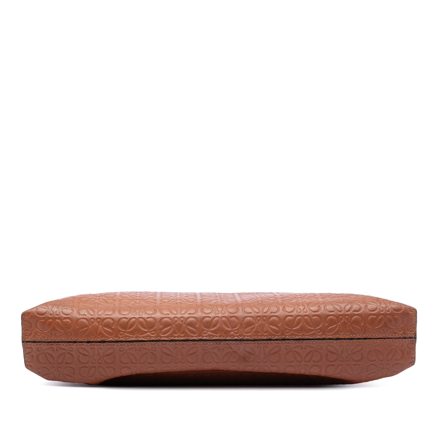 Loewe Embossed Anagram Leather Repeat T Clutch