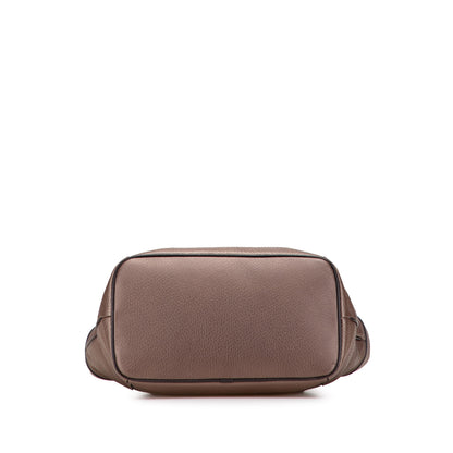 Loewe Anagram Leather Fusta Tote