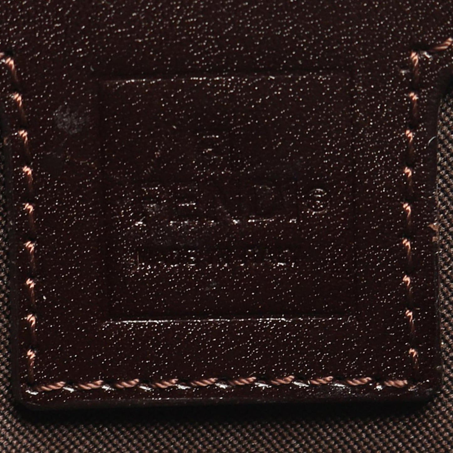 Fendi Canvas Zucca Shoulder Bag